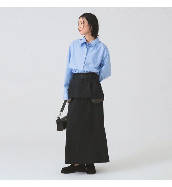 Ray BEAMS 「異素材 レイヤード スカート」|スカート|