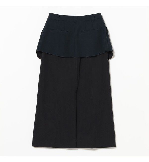 Ray BEAMS 「異素材 レイヤード スカート」|スカート|