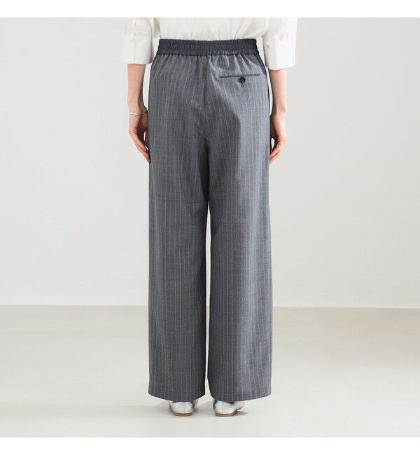 Demi-Luxe BEAMS 「ポプリン ストライプ イージーパンツ」|チノ|