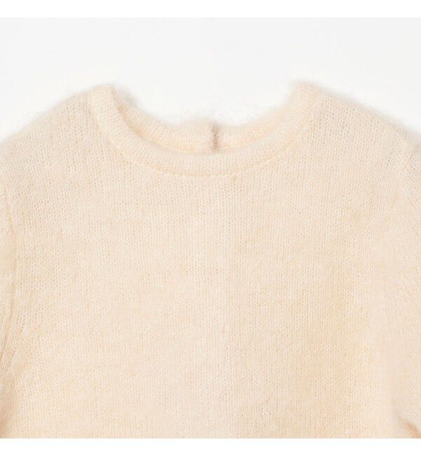 Demi-Luxe BEAMS 「モヘヤ ハーフスリーブ 2WAY プルオーバー」|ニット・セーター|