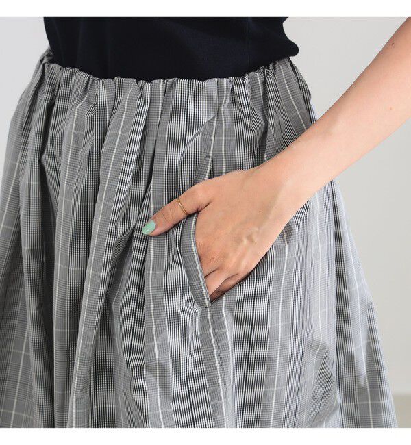 Demi-Luxe BEAMS 「ランダム タック フレアスカート」|スカート|