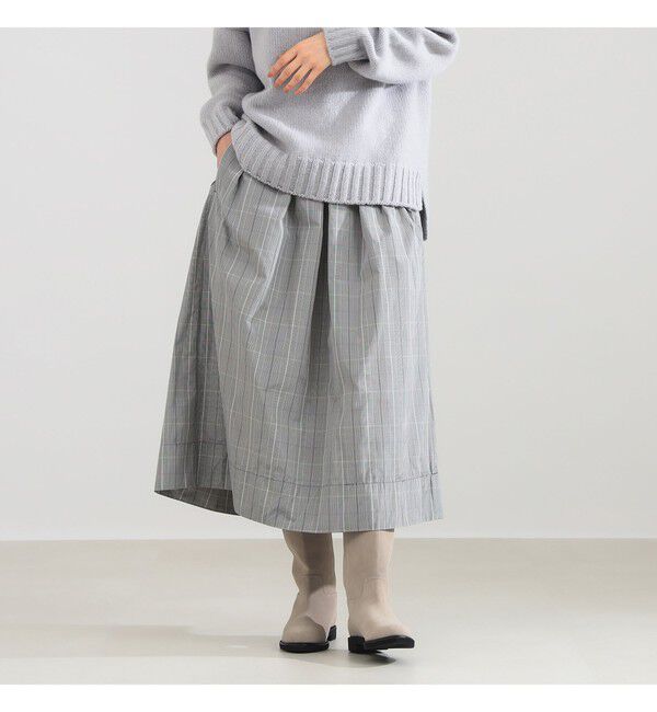 Demi-Luxe BEAMS 「ランダム タック フレアスカート」|スカート|