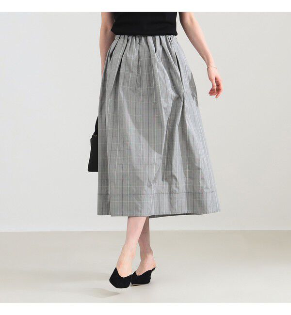 Demi-Luxe BEAMS 「ランダム タック フレアスカート」|スカート|