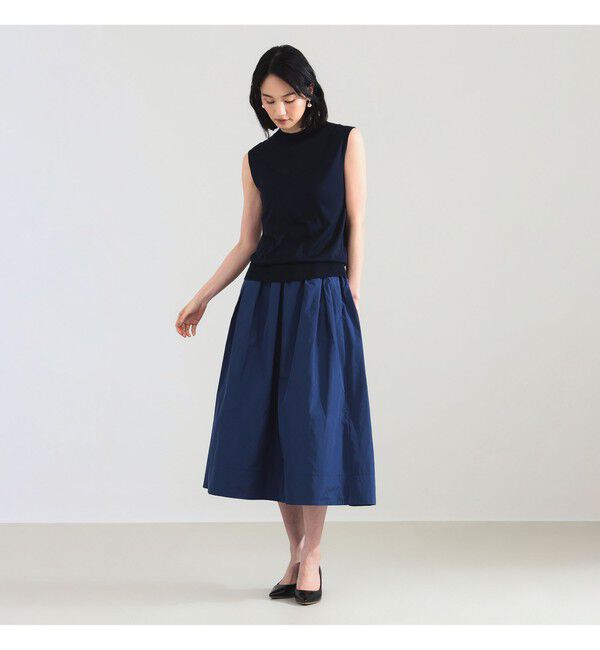 Demi-Luxe BEAMS 「ランダム タック フレアスカート」|スカート|