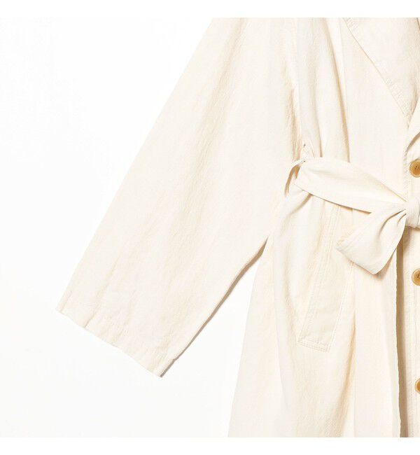 BEAMSBOY「コットン リネン ビッグ コート」|ダッフルコート|
