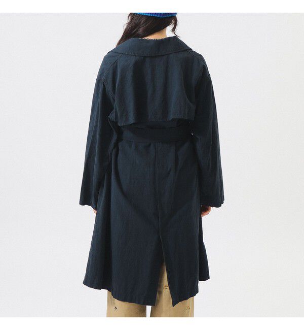 BEAMSBOY「コットン リネン ビッグ コート」|ダッフルコート|