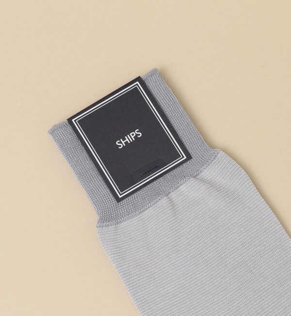 SHIPS「SHIPS: マイクロ ボーダー カラー ソックス」|ソックス|