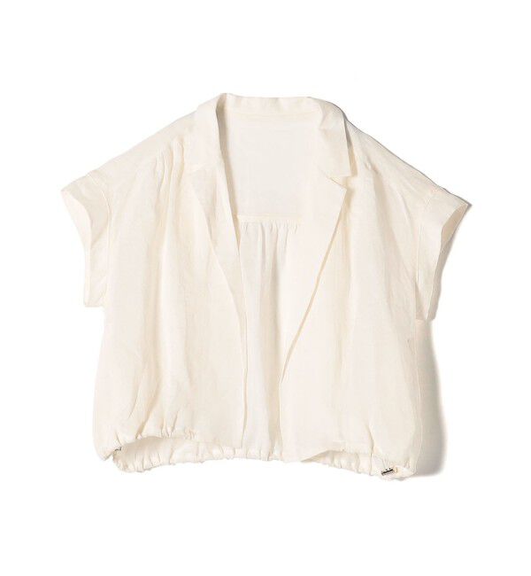 SHIPS for women「〈手洗い可能〉リネン ラペル デザイン 羽織 シャツ ◇」|シャツ・ブラウス|