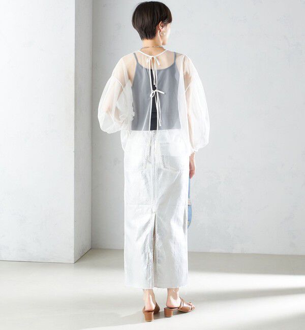 SHIPS for women「〈手洗い可能〉カップ付き キャミソール ◇」|インナー|