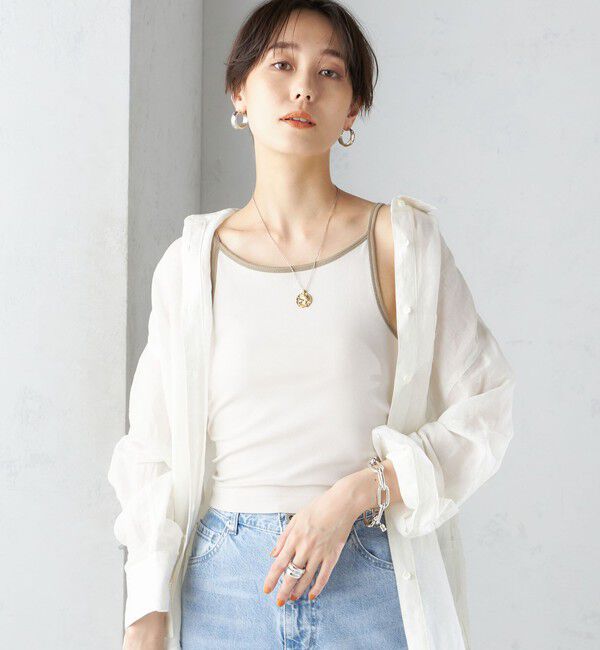 SHIPS for women「〈手洗い可能〉カップ付き キャミソール ◇」|インナー|