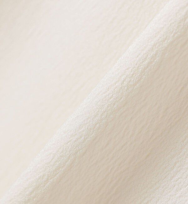 SHIPS for women「〈手洗い可能〉ハンマー サテン ピンタック ブラウス」|シャツ・ブラウス|