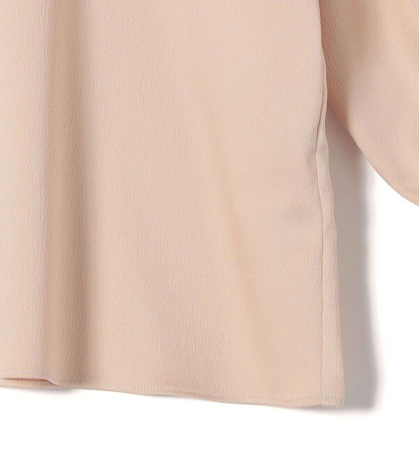 SHIPS for women「〈手洗い可能〉ハンマー サテン ピンタック ブラウス」|シャツ・ブラウス|