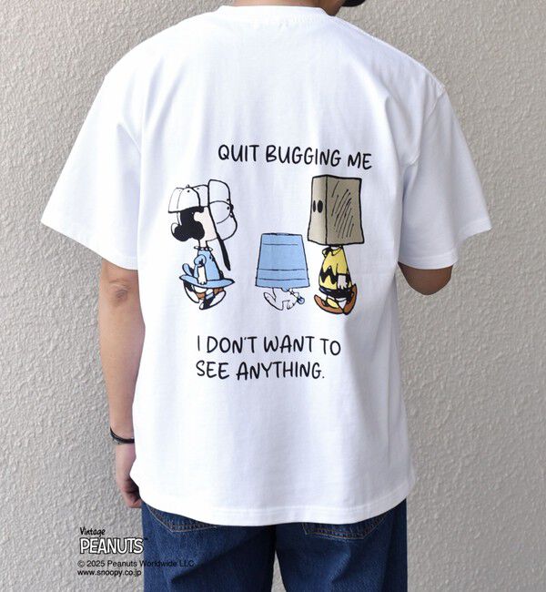 SHIPS any「SHIPS any: SNOOPY コラボ NOT THERE グラフィック バック プリント Tシャツ◇」|Tシャツ・カットソー|