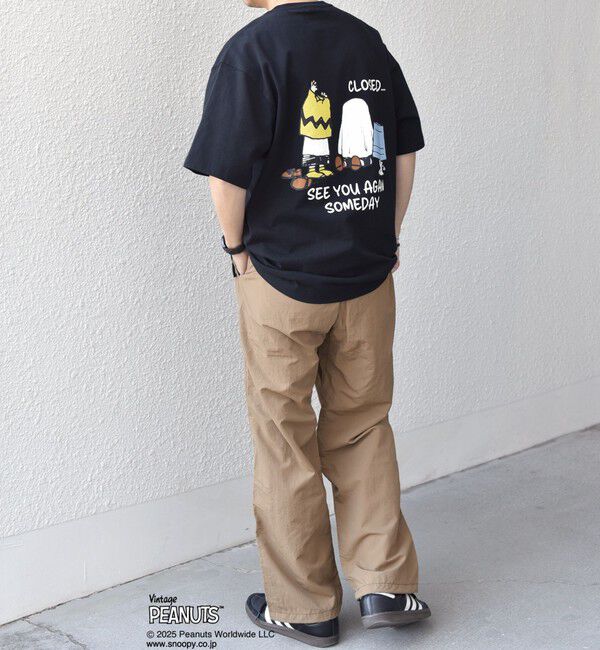 SHIPS any「SHIPS any: SNOOPY コラボ NOT THERE グラフィック バック プリント Tシャツ◇」|Tシャツ・カットソー|