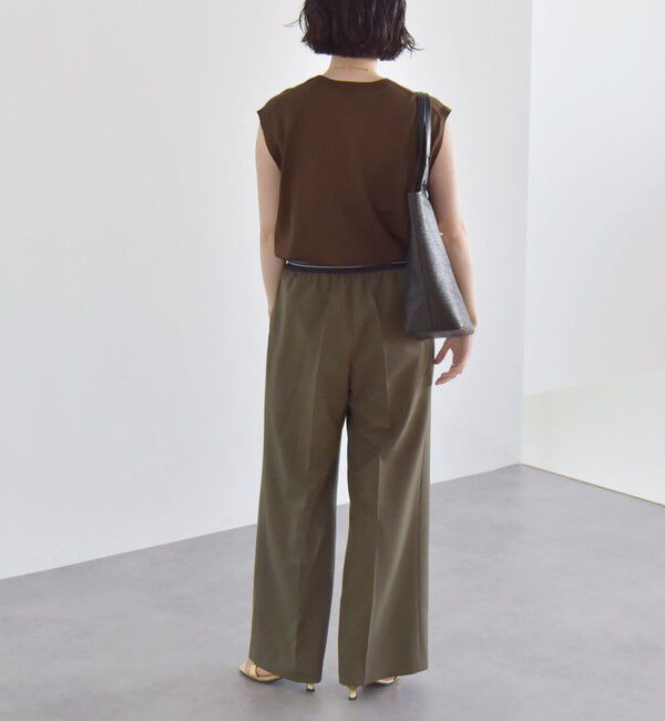 quaranciel「quaranciel:〈手洗い可能〉ウエスト ライン イージー ワイド パンツ 2」|その他|