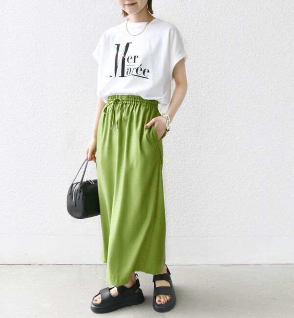 SHIPS for women「〈洗濯機可能〉プラチナ ヴェール TEE」|Tシャツ・カットソー|