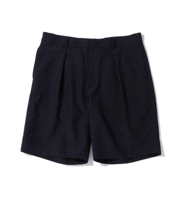 SHIPS「Southwick: Gate Label TW エンボス 1プリーツ ショーツ」|その他|ネイビー