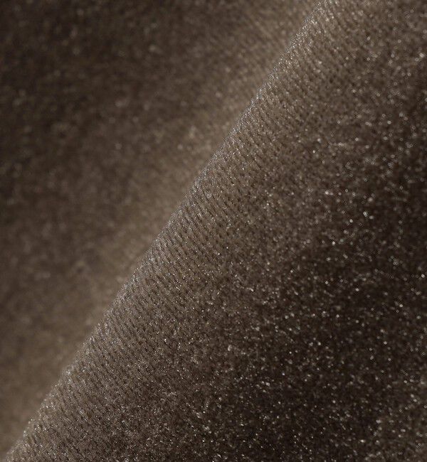 SHIPS for women「〈手洗い可能〉シアー トリコット  ポリエステル ベロア 前後2WAY ロングスリーブ」|Tシャツ・カットソー|