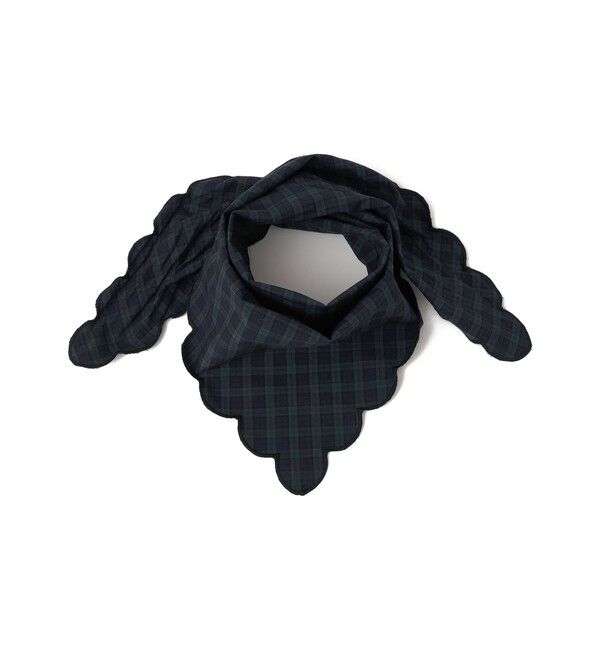 SHIPS any「SHIPS any:〈洗濯機可能〉スカラップ スカーフ付 バンドカラー シャツ」|シャツ・ブラウス|