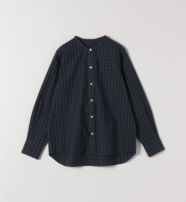 SHIPS any「SHIPS any:〈洗濯機可能〉スカラップ スカーフ付 バンドカラー シャツ」|シャツ・ブラウス|