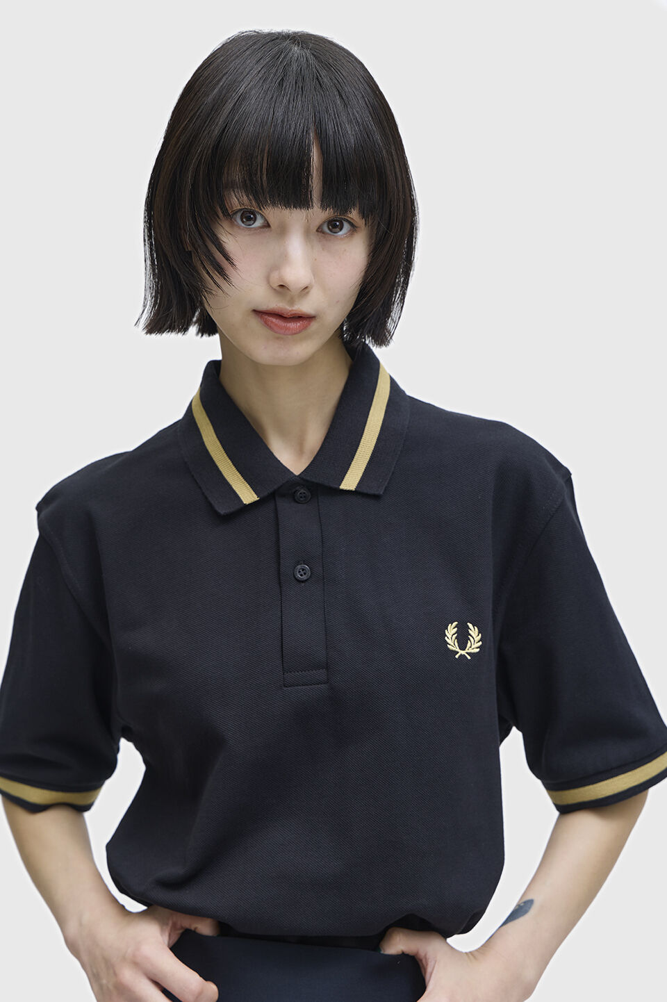  「The Fred Perry Shirt M2」|ポロシャツ|BLACK