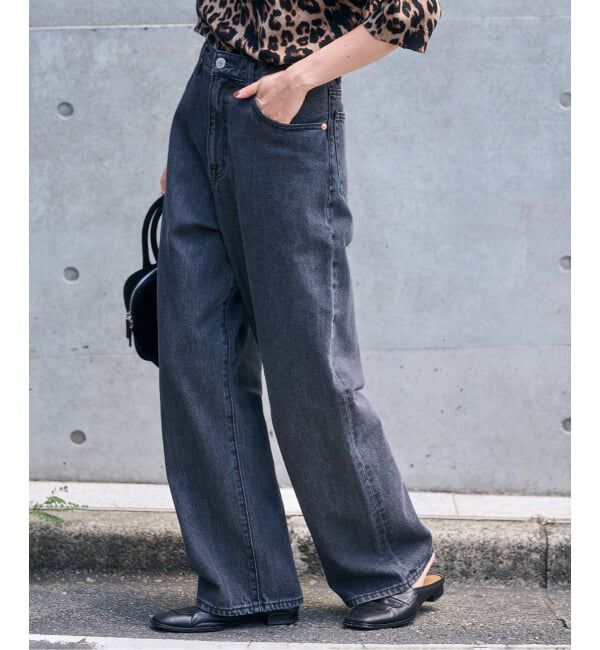 OUTDOOR PRODUCTS Usual Things「追4 ULTデニムハイライズルーズ5PKT」|デニム|