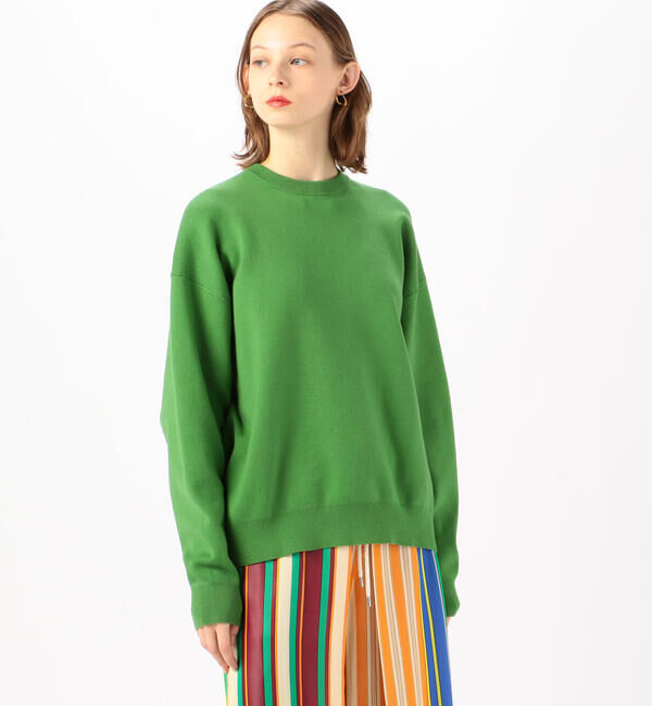 CABaN「CABaN コットンカシミヤ クルーネックプルオーバー」|ニット・セーター|