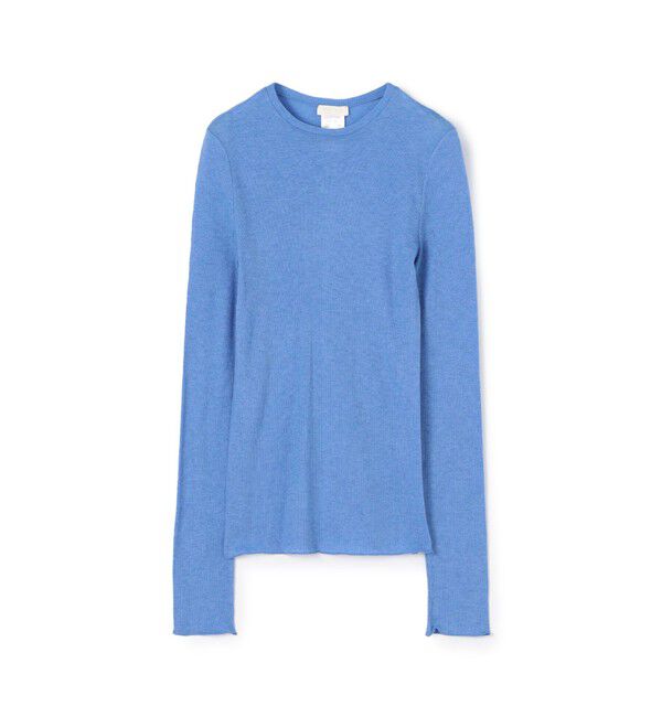 Ballsey「コットンシルクリブ クルーネックプルオーバー」|Tシャツ・カットソー|65 ブルー