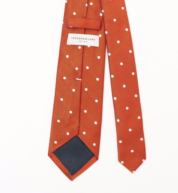 TOMORROWLAND GOODS「TOMORROWLAND コットンシルク ドットネクタイ」|ネクタイ・蝶ネクタイ|