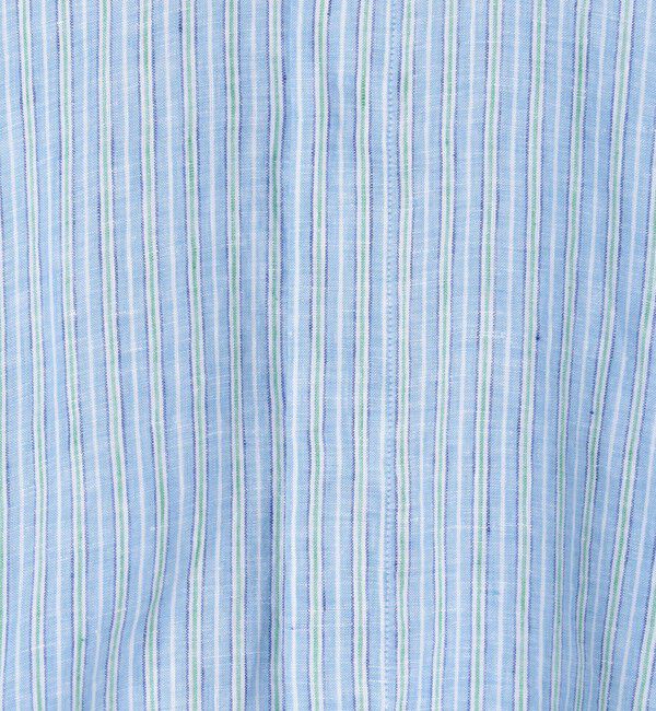 MACPHEE「リネンシャーティング クロップドシャツ」|シャツ・ブラウス|