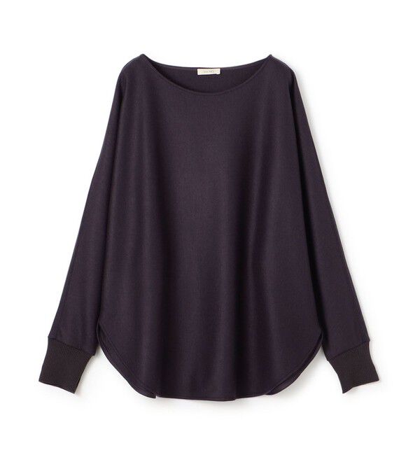 DES PRES「ニットコンビネーション ボートネックプルオーバー」|Tシャツ・カットソー|75 パープル