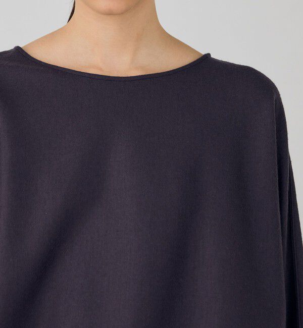 DES PRES「ニットコンビネーション ボートネックプルオーバー」|Tシャツ・カットソー|