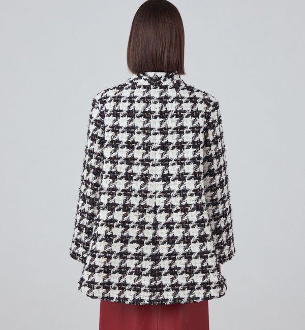 TOMORROWLAND collection「スラブハウンドトゥース トッパーコート」|その他|