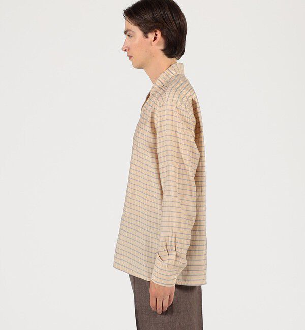 TOMORROWLAND MENS「セルロールポリエステル スキッパー プルオーバーシャツ」|シャツ・ブラウス|