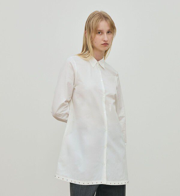 DES PRES「スビンコットンツイル チュニックシャツ」|シャツ・ブラウス|