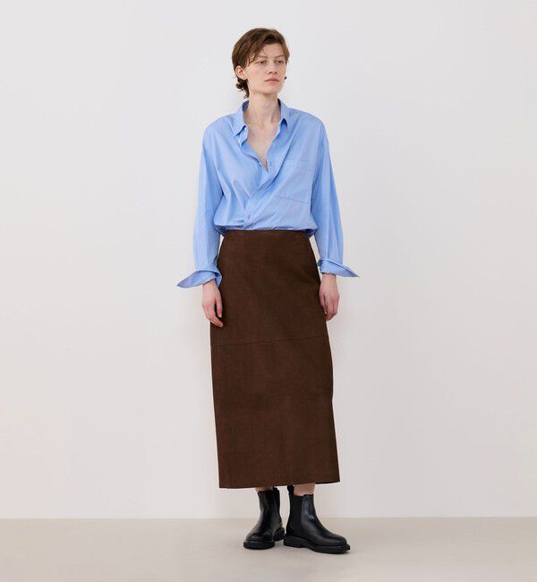 GALERIE VIE「スムースドライコットン メンズライクシャツ」|シャツ・ブラウス|