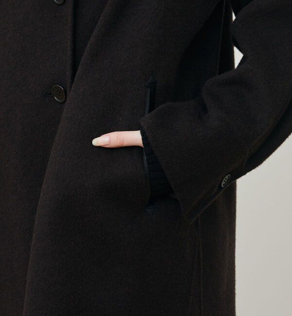 DES PRES「ライトダブルフェイスシャギー チンベルト付きコート」|その他|
