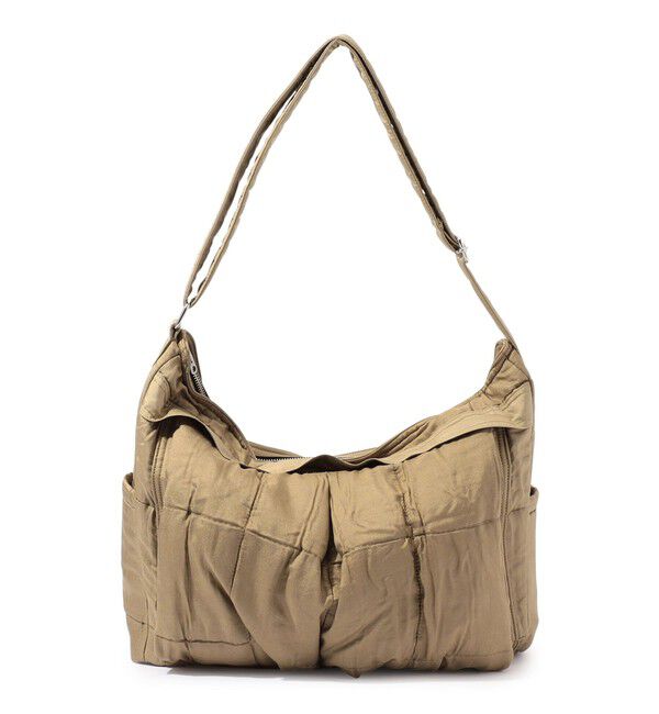 TOMORROWLAND GOODS「HAVERSACK キルティング ショルダーバッグ」|ショルダー・メッセンジャー|43 ベージュ