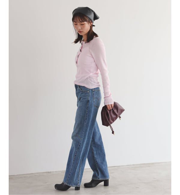 SLOBE IENA「Levi&rsquo;s/リーバイス SLOBE別注 BAGGY DAD BARREL デニムパンツ」|デニム|