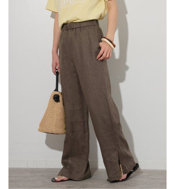 JOURNAL STANDARD relume「《追加》麻スリットイージーパンツ」|その他|