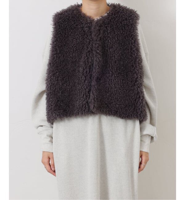 journal standard luxe「カーリーショートベスト」|ダウンベスト・ベスト|