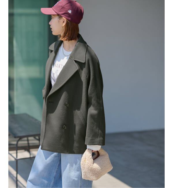 JOURNAL STANDARD relume「《WEB限定追加》尾州ウールショートPコート」|ピーコート|