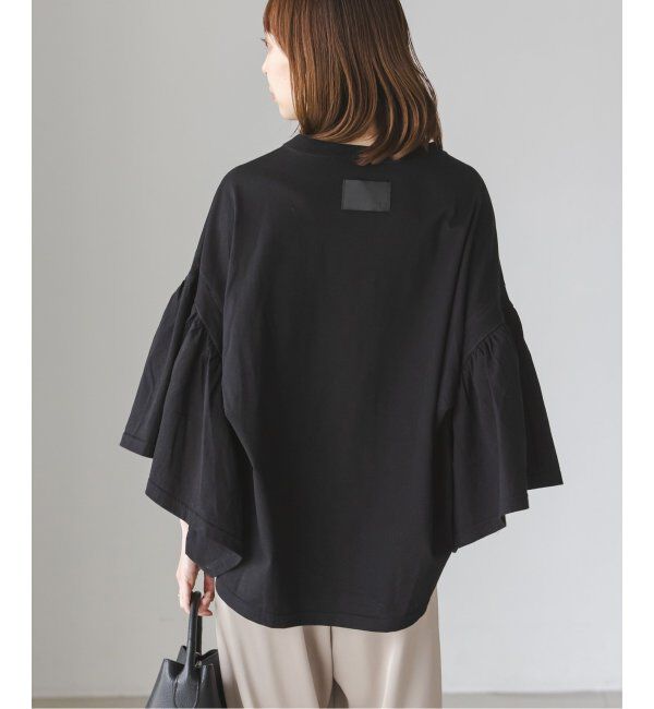 NOBLE「COG THE BIGSMOKE/コグザビッグスモーク LAURA GATHERED SLV TOP」|Tシャツ・カットソー|