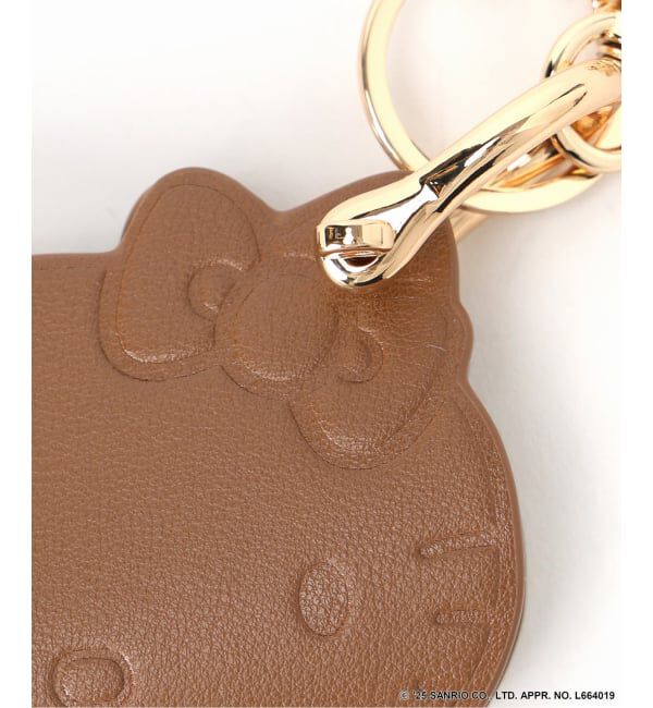 Spick and Span「《追加予約》HELLO KITTY S&S HASHIBAMI FACE レザーチャーム」|キーケース|
