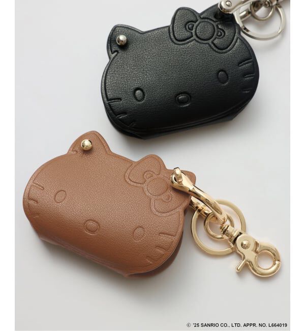 Spick and Span「《追加予約》HELLO KITTY S&S HASHIBAMI FACE レザーチャーム」|キーケース|