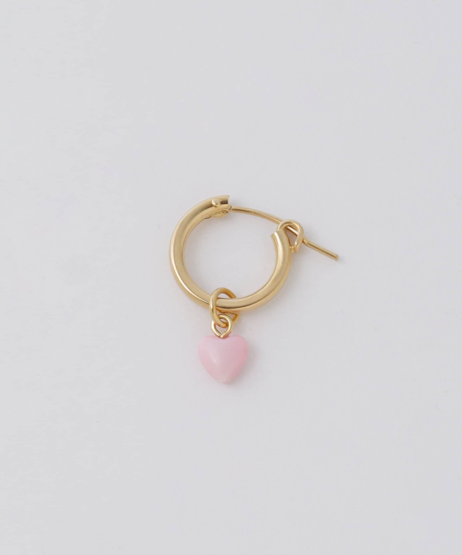 nano･universe「ハートストーンピアス」|ピアス|