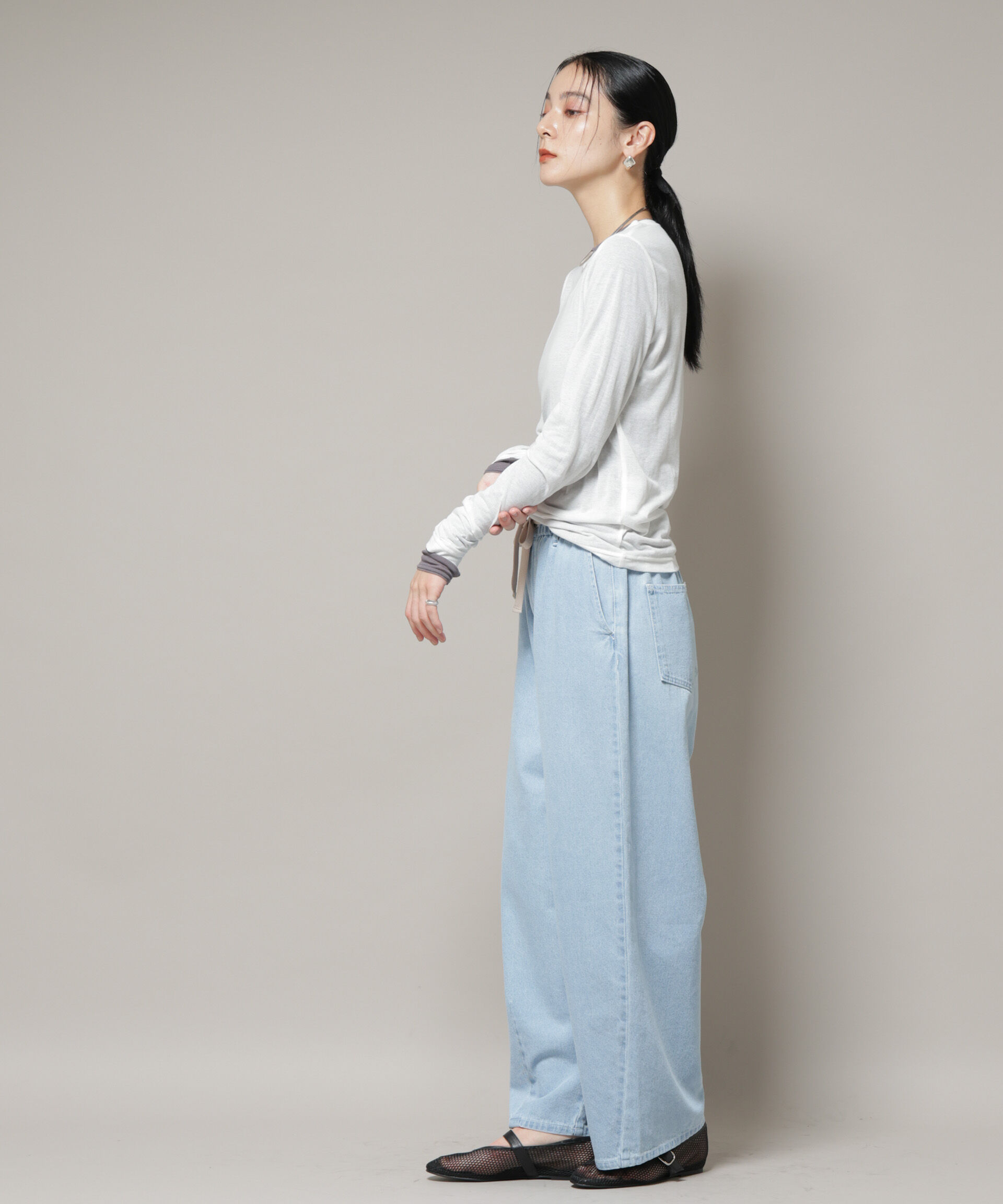 nano･universe「シアーテレコ＆天竺ロンTeeセット」|Tシャツ・カットソー|