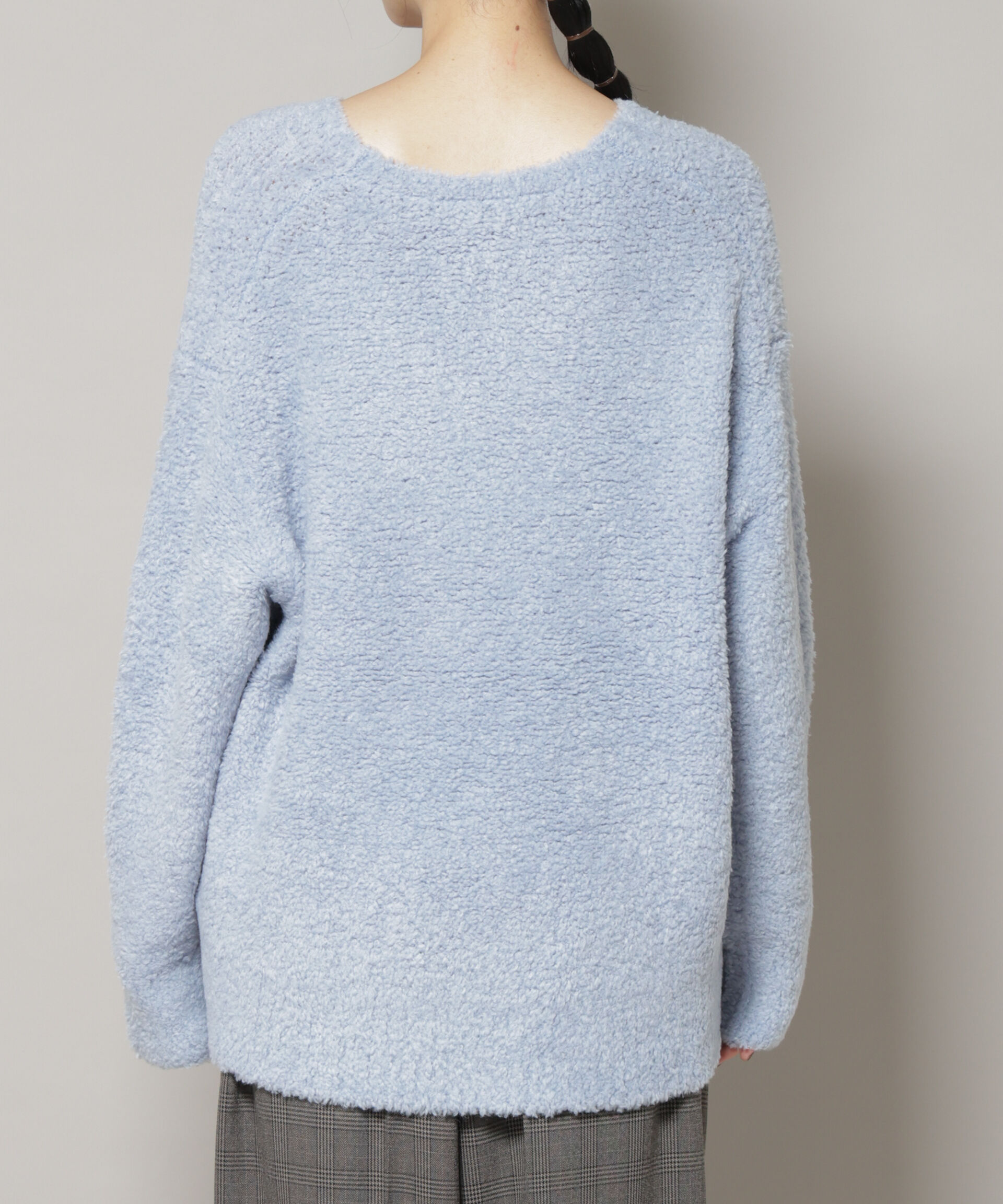 nano･universe「ウールフェザーVネックニットプルオーバー」|ニット・セーター|