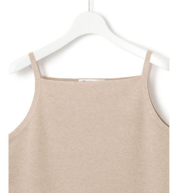 23区「【洗える】シャイニーシアー ニット キャミソール」|キャミソール|