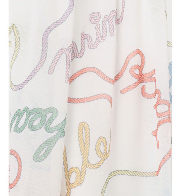 Diagram「ロープロゴプリントワンピース」|ワンピース|